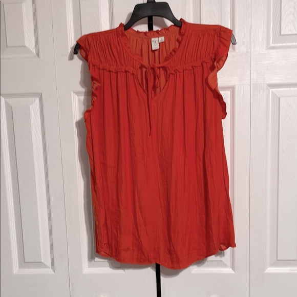 Joie Tops - Joie orange lightweight top blouse shirt size 1X